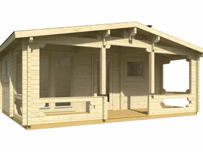 Drvena sauna Kiuru