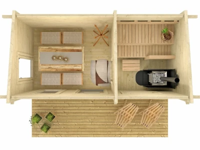 Drvena sauna Tahko