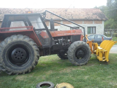 traktor zetor crystal+snježni plug