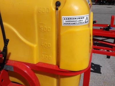Prskalica JAR-MET 600L, 10m grane, 3 rezervoara