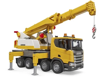 Bruder kamion dizalica Scania Super 560R Liebherr sa svjetlosnim i zvučnim modulom