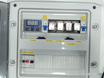 Automatika za bočno i krovno provjetravanje plastenika