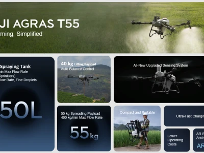 DJI AGRAS T55 - poljoprivredni dron
