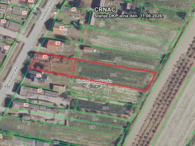 Imanje 1.958 m² uz glavnu cestu – Općina Crnac