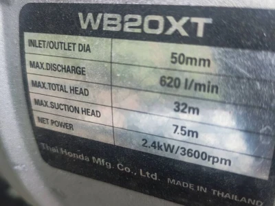 HONDA WB 20 XT pumpa za vodu