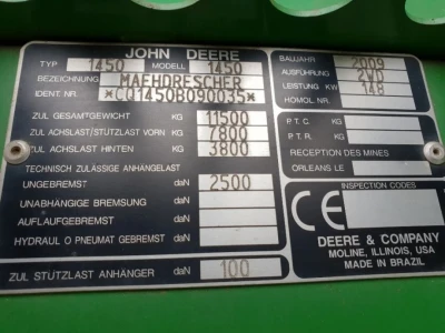 John Deere 1450 CWS