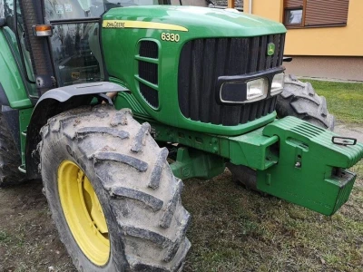 John Deere JD 6330 - odlično stanje - prvi vlasnik 6900 sati - 2008.g. - PowerQuad 24/24 - Klima - kompresor - redovno održavan u NCI
