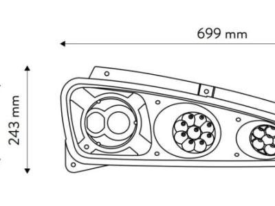 Komplet prednjih LED svjetala, 210 W New Holland
