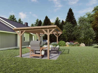 Drvena pergola L