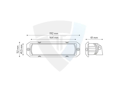 LED lampa za voznju unatrag 24W sa stroboskopskim svjetlom 12W