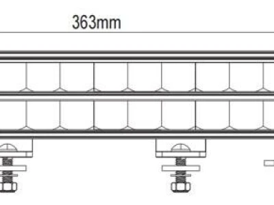 LED panel BLACK OFFROAD TT.11405