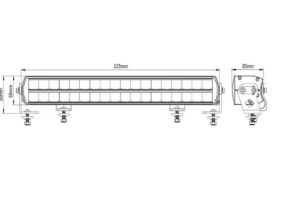 LED panel BLACK OFFROAD TT.11605