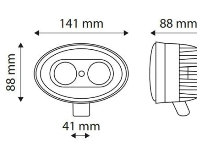 Plava reflektorska lampa TT.13111B