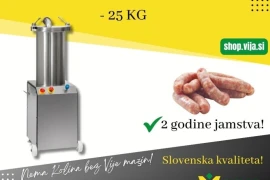 Punilica hidraulična - profi, inox - 25 kg