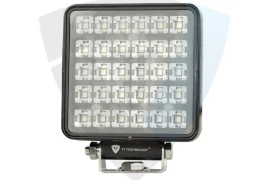 Radna lampa 30LED 30 W, raspršeno svjetlo, kvadratna, s prekidačem