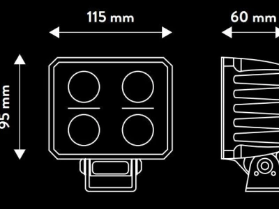 Radna lampa s podesivom bojom svjetla: 3000K, 4500K, 6000K, 40W