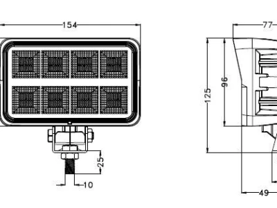 Radna LED lampa, 160 W