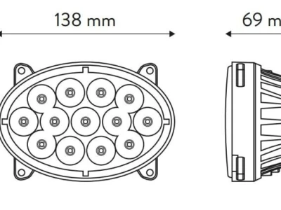 Radna LED lampa, 39W - John Deere TT.13506