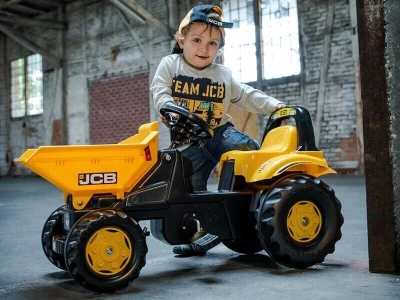 Rolly Toys Kid Dumper JCB traktor na pedale sa kašikom za utovar
