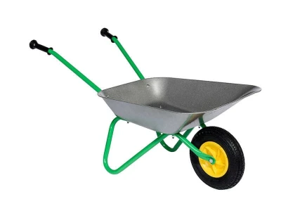 Rolly Toys tačke zeleno - sive metalne sa gumom na zrak