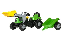 Rolly Toys traktor na pedale Deutz-Fahr + utovarivač + prikolica