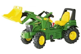Rolly Toys traktor na pedale John Deere 7930 + prednji utovarivač (gume na zrak, kočnice, dvije brzine)