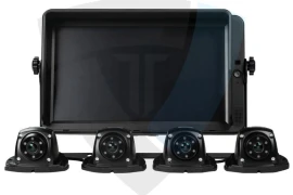 Set monitor na dodir 360°, 10,1’’ s 4 kamere