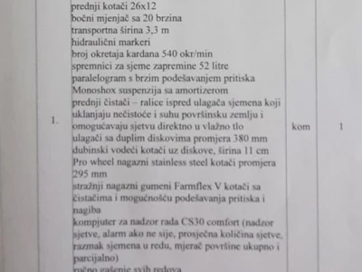 Sijačica Monosom - Monoshox NG Plus M Confort 6/7 redova