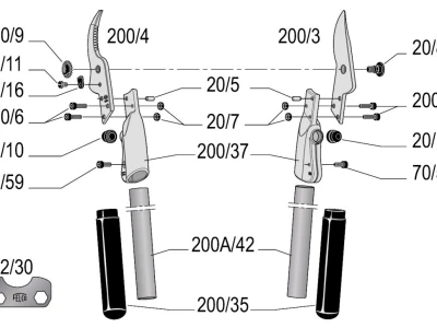 Škare za rezidbu FELCO 200A-60