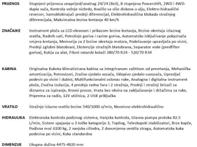 Traktor KUBOTA M6-141 U