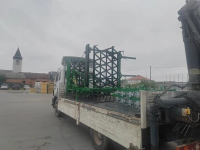 Poluteška drljača sa hidrauličnim podizanjem krila, radni zahvat 6.00, PN/ŠK
