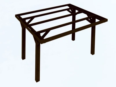 Drvena pergola XS