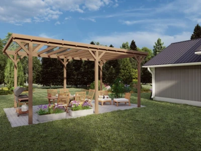 Drvena pergola XXXL