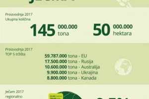 Ječam infografika