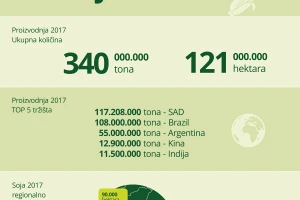Soja, infografika