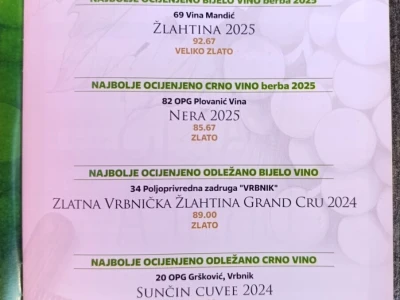 21. susret vinara u Kastvu - Belica 2026
