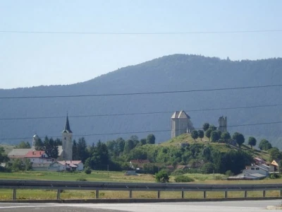 Brinje - pogled s autoceste