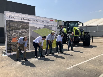 Claas postavlja kamen temeljac za novi multifunkcionalni proizvodni pogon u tvornici traktora u Le Mansu