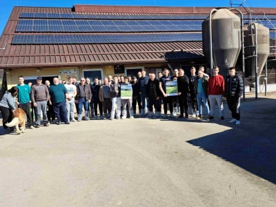 Članovi Udruge uzgajivača simentalskog goveda - Kalničko prigorje u posjetu Sloveniji