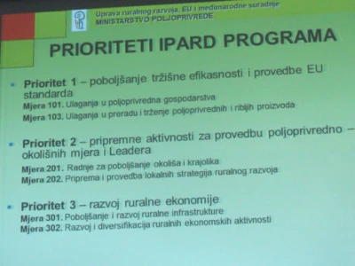 Sastanak na temu: Provedbe programa jesenske sjetve i berbe kasnih usjeva roda 2012