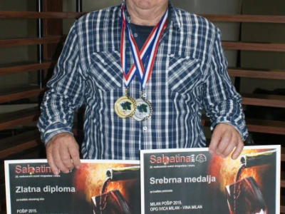 Ivica Milan, na Sabatini je dobio vrijedne nagrade (Foto: Roberta Kljenak)