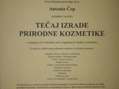 Izrada prirodne kozmetike