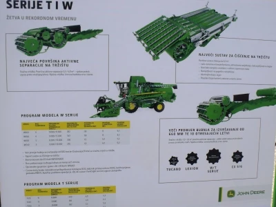 John Deere kombajni