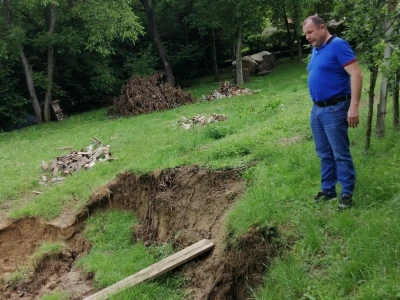 Josip Žmegač, šampion izložbe bučinih ulja Alpe - Adria pretpio je veliku štetu u nedavnoj bujičnoj poplavi