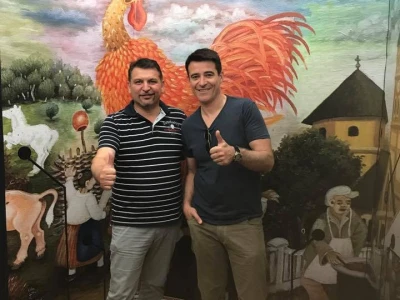 Saborski zastupnik Željko Lacković i Goran Višnjić u đurđevačkoj Galeriji Stari grad