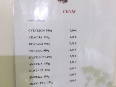 Cijene meda u Sloveniji