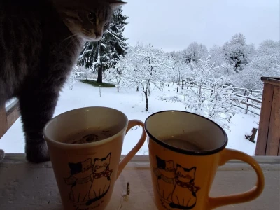 Na Žumberku se kuha snijeg