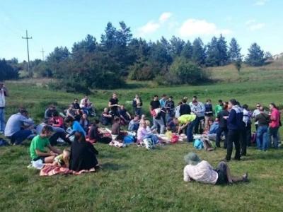 Odmor u čistom krajoliku u Italiji (skupina sudionika eko-projekta RERA SD SDŽ)