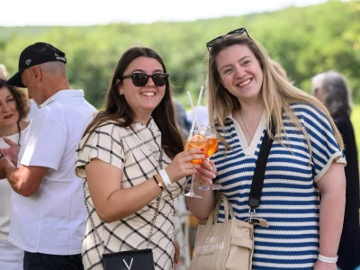 Pjenušavi doručak u vinogradu