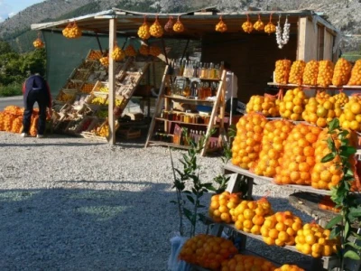 Ponuda mandarina uz rijeku Neretvu